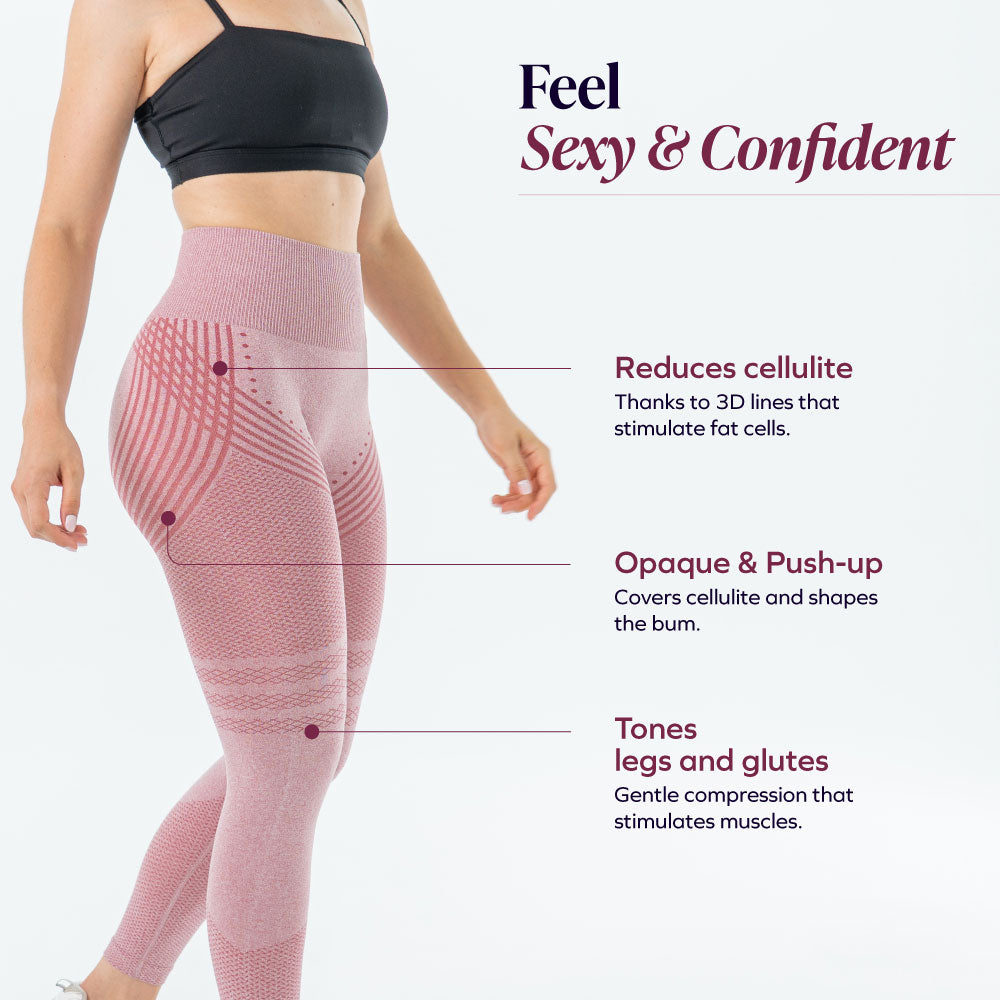 3D Leggings | Blush Roze