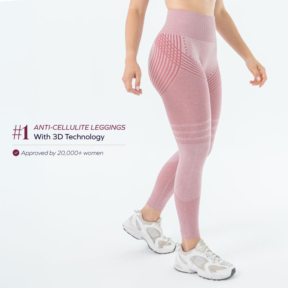 3D Leggings | Licht Paars