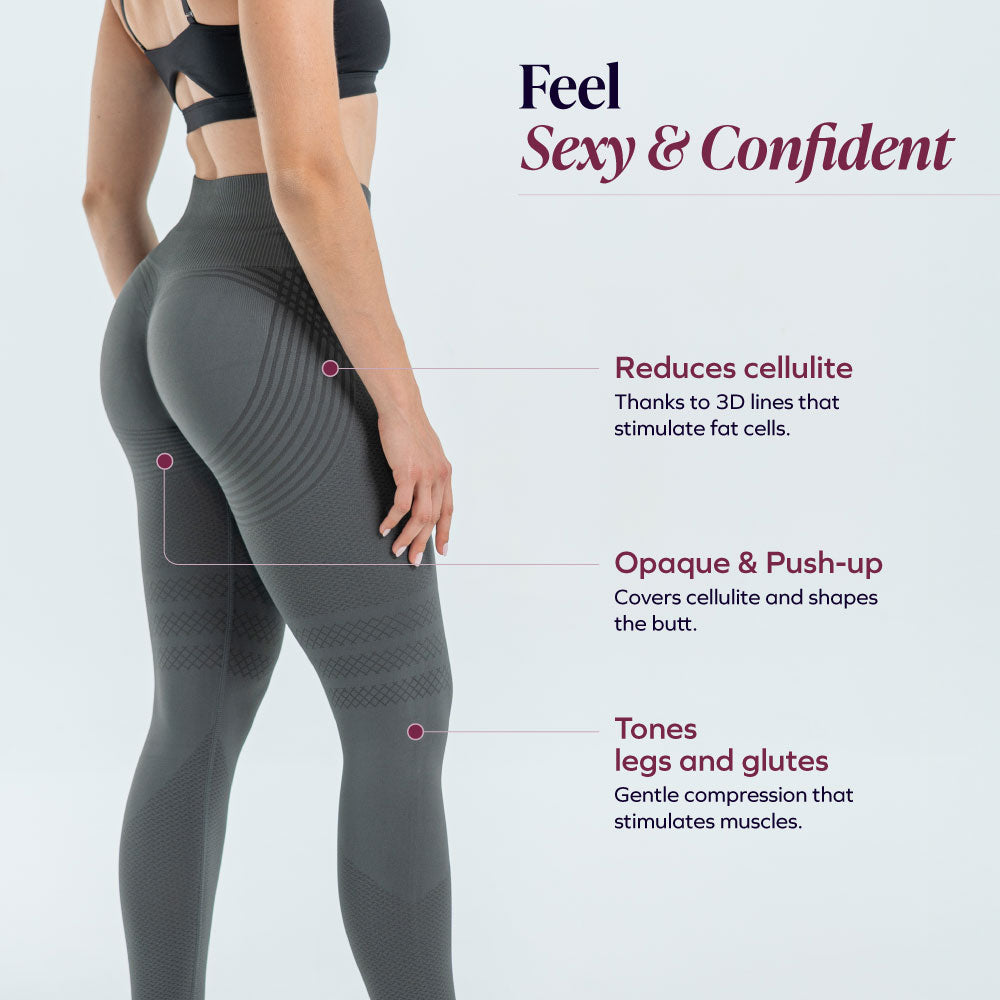 3D Leggings | Donker Grijs