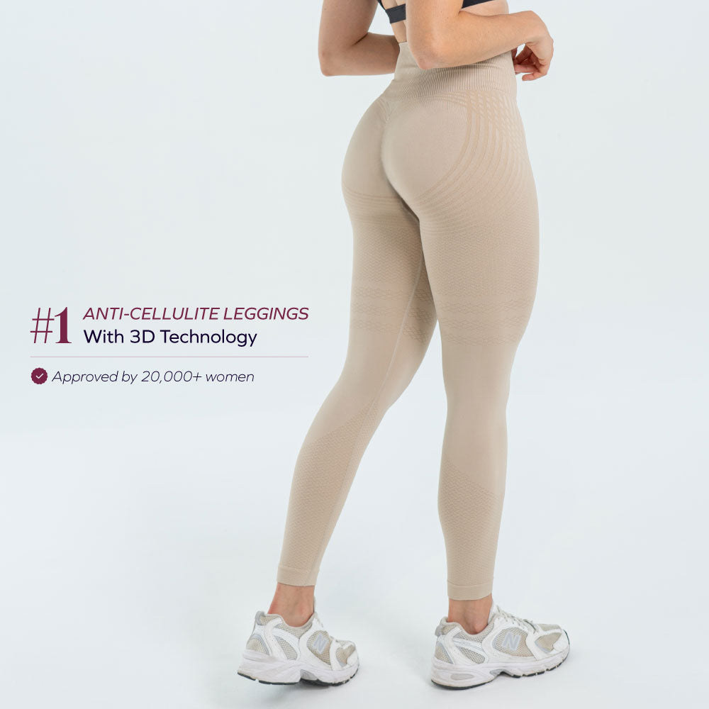 3D Leggings | Roze