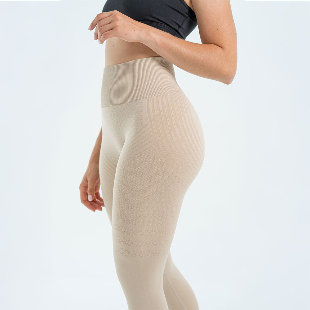 3D Leggings | Beige