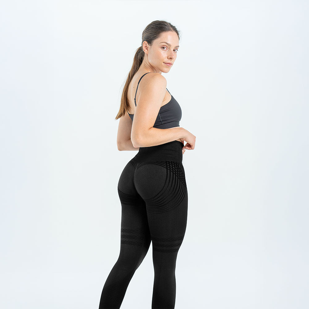 3D Leggings | Zwart