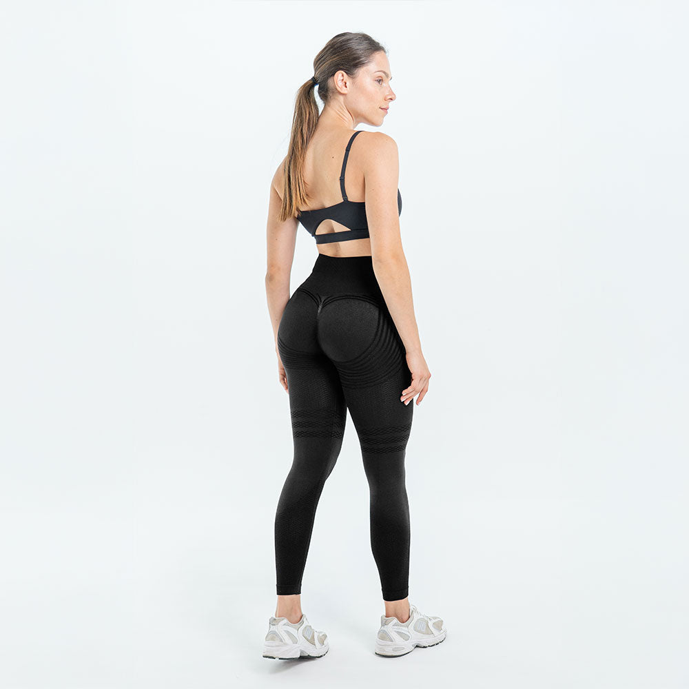 3D Leggings | Zwart